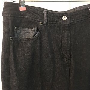 Susan Bristol White Label Metallic Black Jean 6